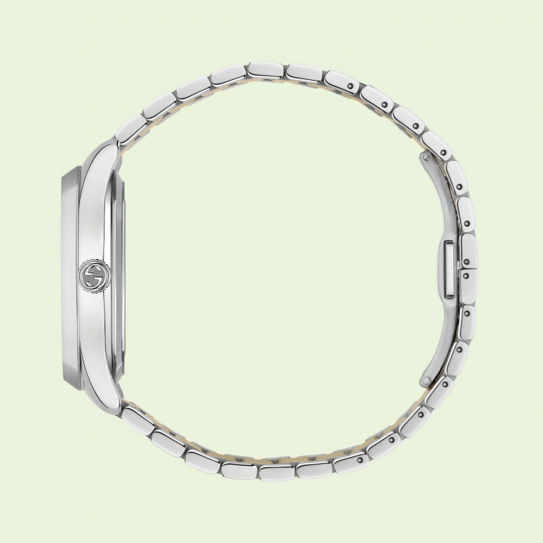 GUCCI,G-Timeless 32mm,32mm,Stainless Steel,Champagne,Sapphire,Crystal Glass,YA1264189