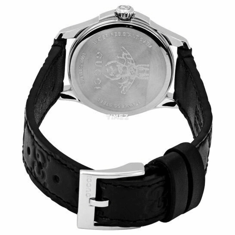 GUCCI,G-Timeless 27mm,27mm,Stainless Steel,Black,Quartz,Sapphire,Round,YA126579