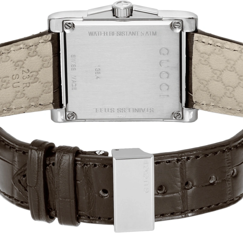 GUCCI,G-Timeless 34mm,34mm,Stainless Steel,Silver,Quartz,Day,Sapphire,YA138407
