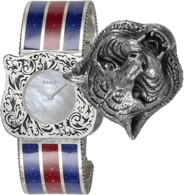 GUCCI,Le Marché des Merveilles ,Silver,White,Quartz,Hardlex,YA146401