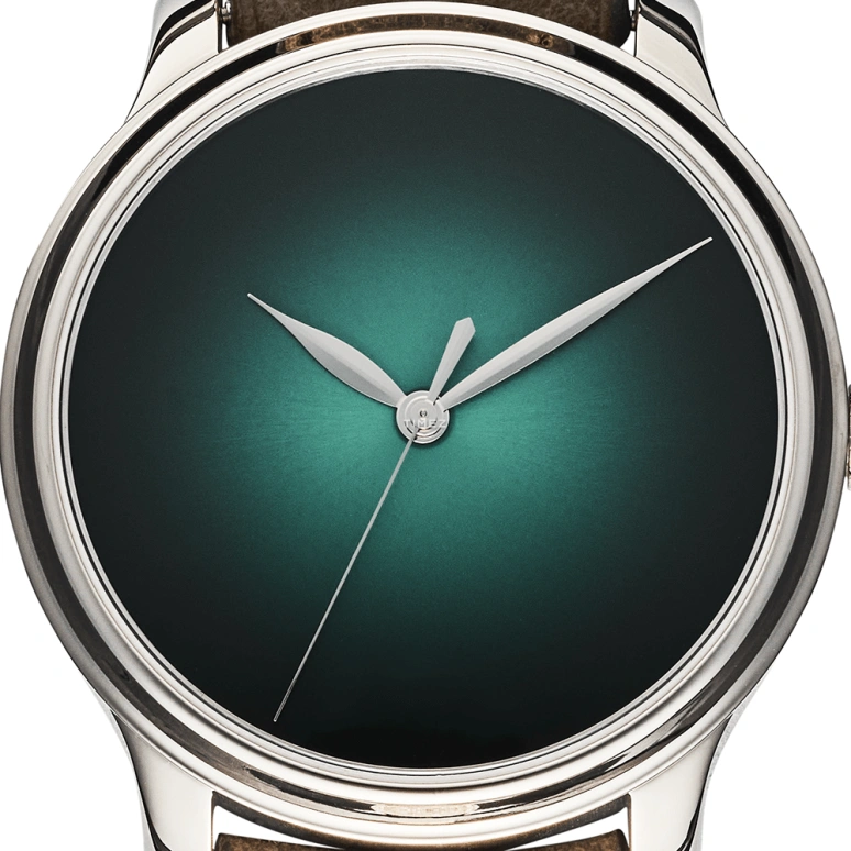 H. Moser & Cie,Endeavour 40.80mm,40.80mm,White Gold,Green,Handwound,168hours,In-house Caliber,1343,1343-0211