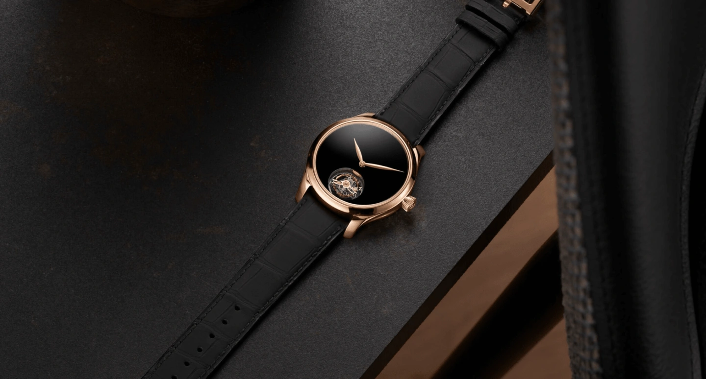H. Moser & Cie,Endeavour 40mm,40mm,Red Gold,Black,Automatic,Tourbillon,72hours,1804,1804-0403
