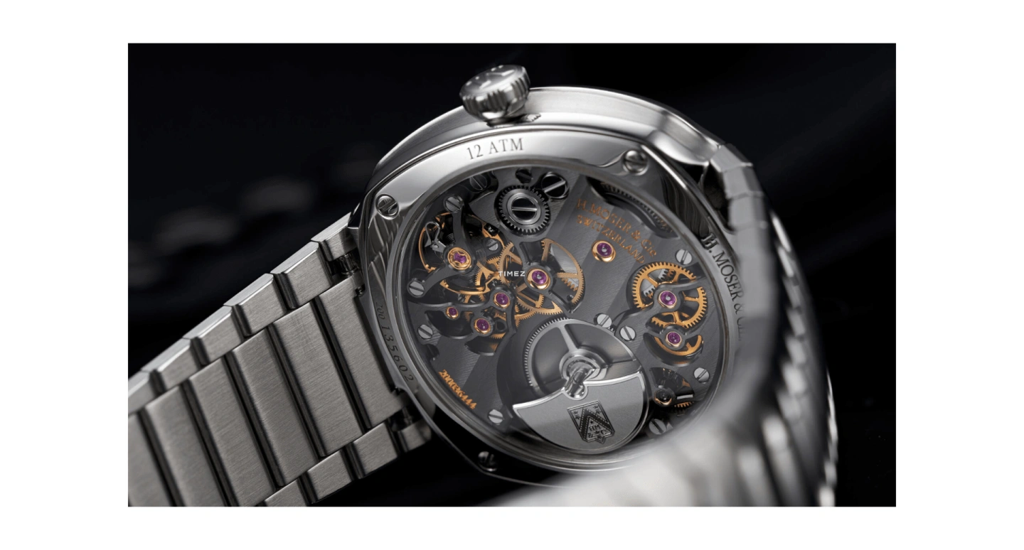 H. Moser & Cie,Streamliner 39mm,39mm,Stainless Steel,Blue,Automatic,74hours,In-house Caliber,6500,6500-1200