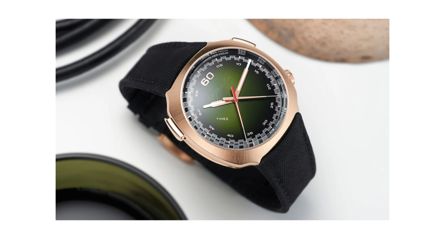 H. Moser & Cie,Streamliner 42.30mm,42.30mm,Red Gold,Green,Automatic,Chronograph,Flyback,6907,6907-0400