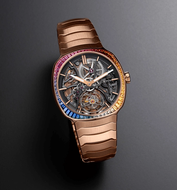 H. Moser & Cie,Streamliner 40mm,40mm,Red Gold,Grey,Automatic,Tourbillon,72hours,6814,6814-0401