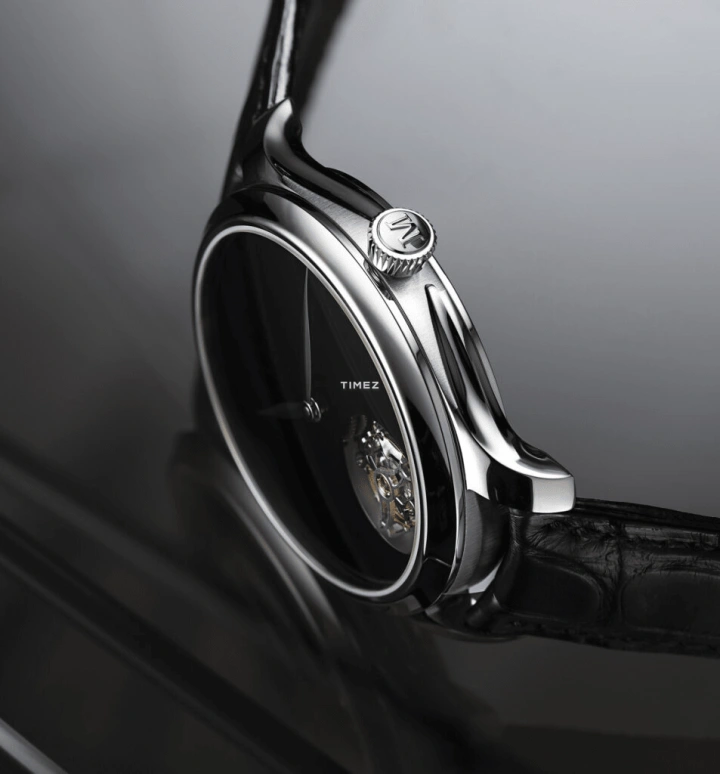 H. Moser & Cie,Endeavour 40mm,40mm,Stainless Steel,Black,Automatic,Tourbillon,72hours,1805,1805-1200