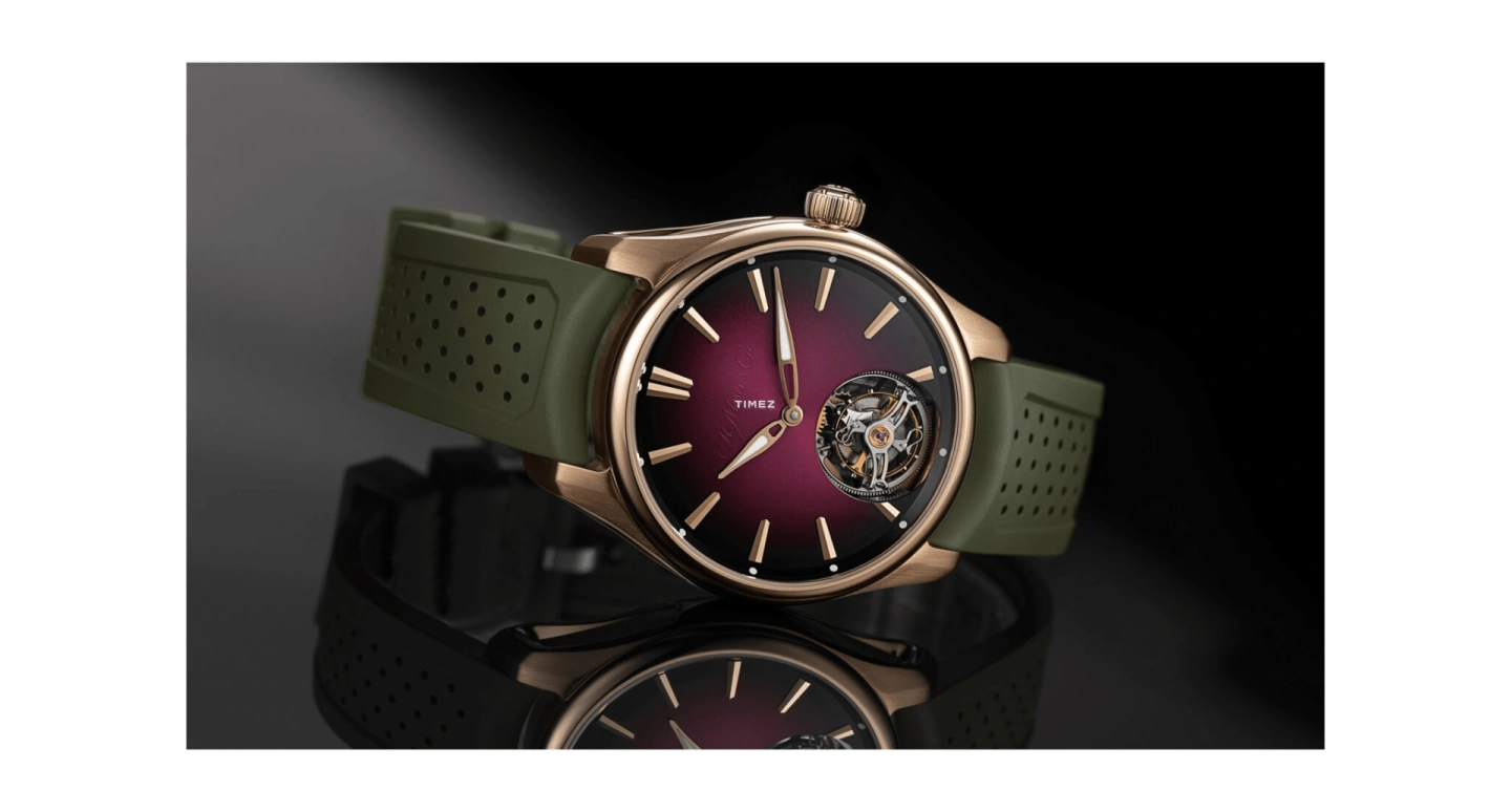 H. Moser & Cie,Pioneer 40mm,40mm,Red Gold,Burgundy,Automatic,Tourbillon,72hours,3805,3805-0400