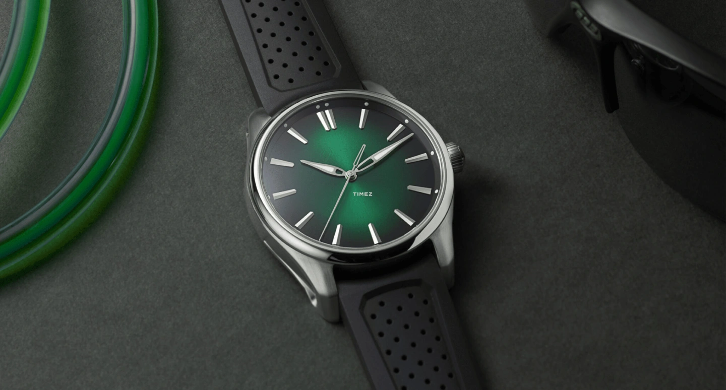 H. Moser & Cie,Pioneer 40mm,40mm,Stainless Steel,Green,Automatic,72hours,In-house Caliber,3201,3201-1201