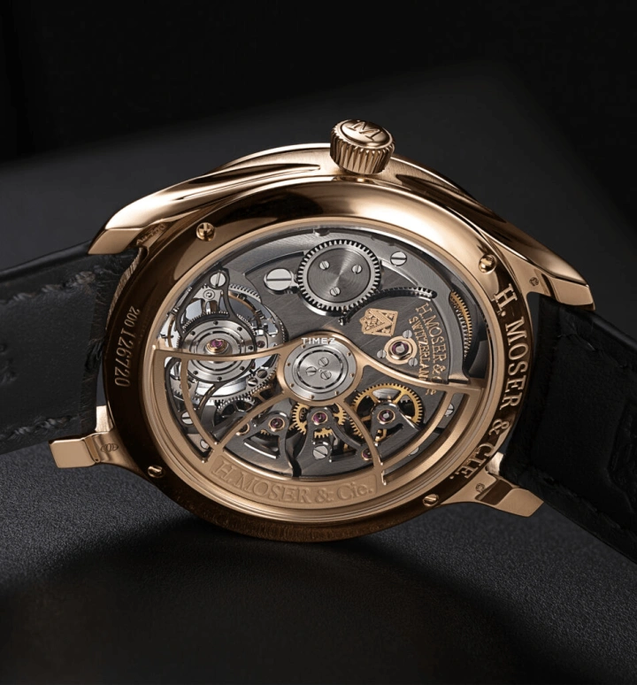 H. Moser & Cie,Endeavour 40mm,40mm,Red Gold,Green,Automatic,Tourbillon,72hours,1805,1805-0400