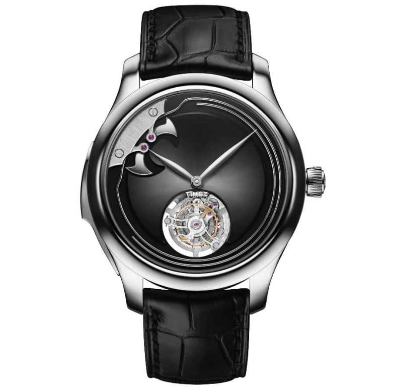 H. Moser & Cie,Endeavour 43mm,43mm,White Gold,Black,Handwound,Tourbillon,Minute Repeater,1903,1903-0200