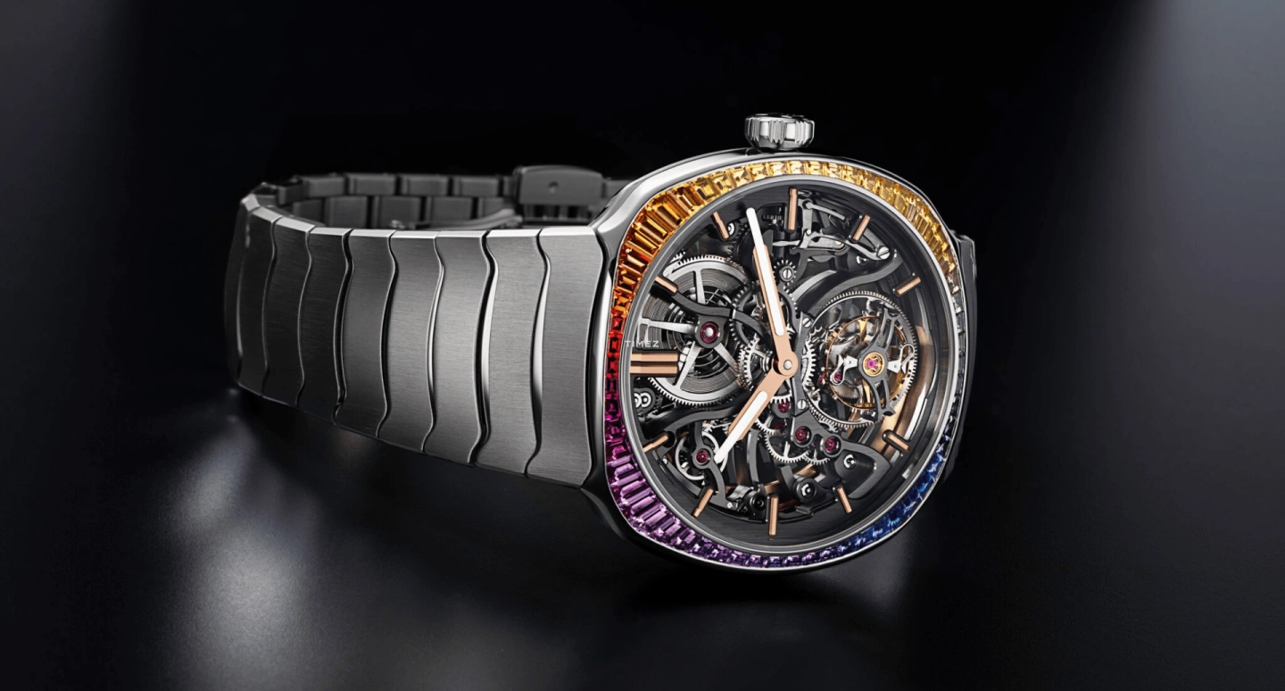 H. Moser & Cie,Streamliner 40mm,40mm,Stainless Steel,Black,Automatic,Tourbillon,72hours,6814,6814-1201