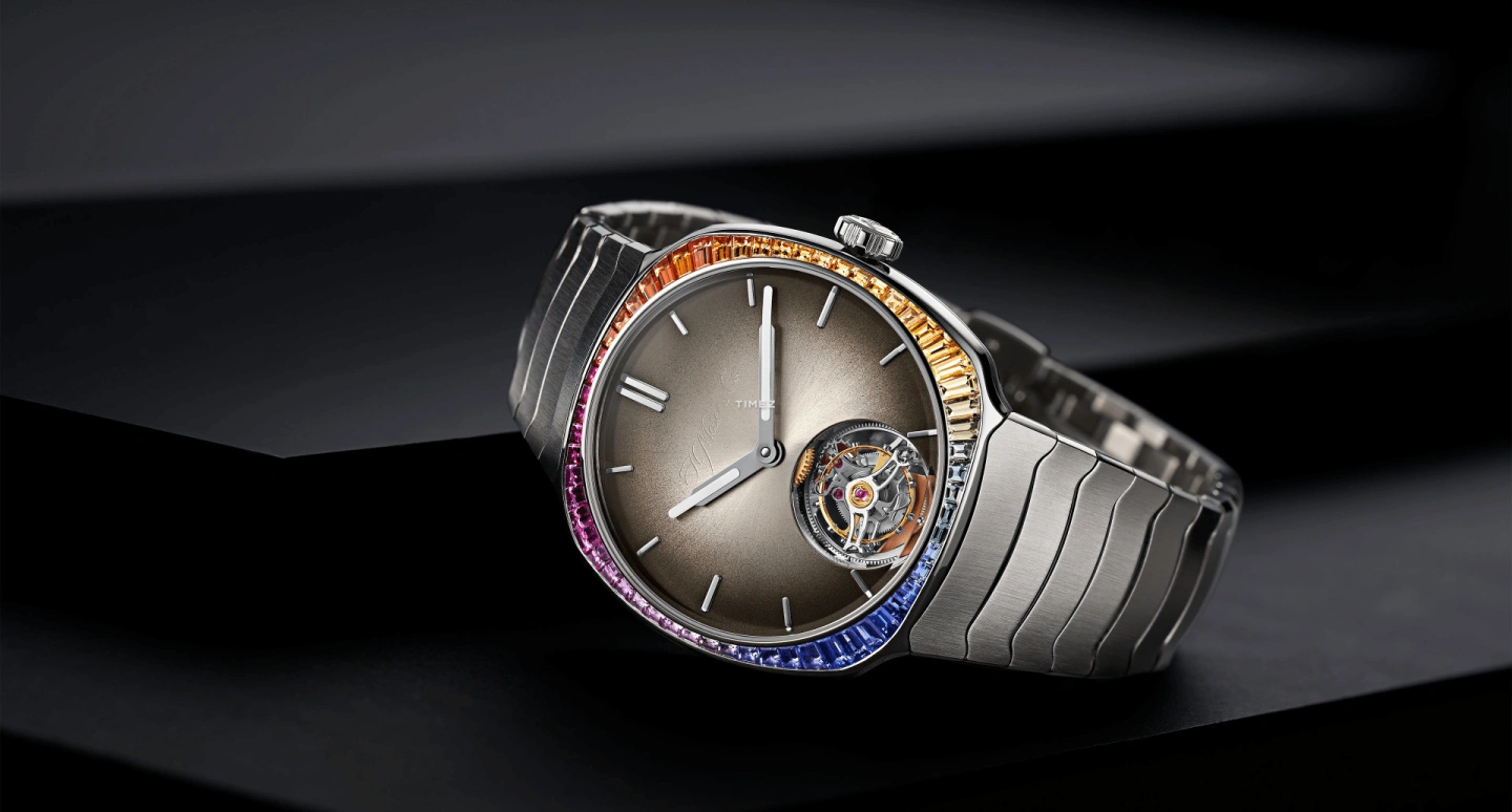 H. Moser & Cie,Streamliner 40mm,40mm,Stainless Steel,Smoky Gray,Gradient,Automatic,Tourbillon,72hours,6804,6804-1201