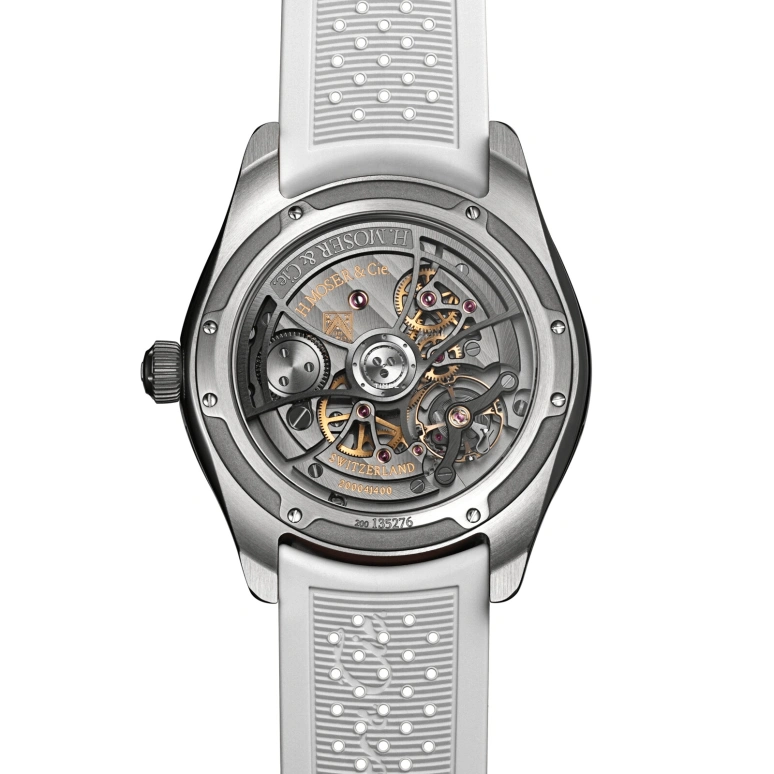 H. Moser & Cie,Pioneer 42.80mm,42.80mm,Stainless Steel,Turquoise,Automatic,72hours,In-house Caliber,3201,3201-1202