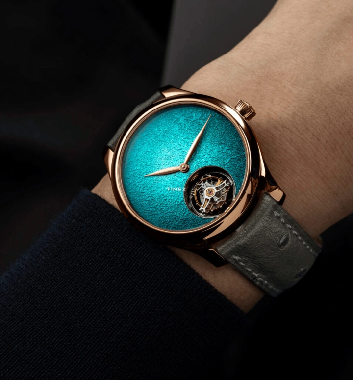 H. Moser & Cie,Endeavour 40mm,40mm,Red Gold,Green,Automatic,Tourbillon,72hours,1805,1805-0400