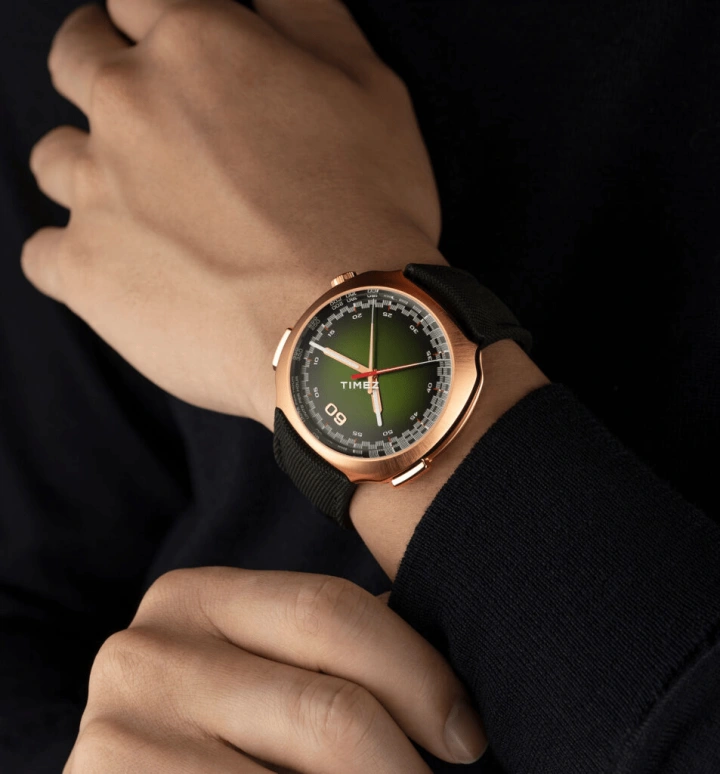 H. Moser & Cie,Streamliner 42.30mm,42.30mm,Red Gold,Green,Automatic,Chronograph,Flyback,6907,6907-0400