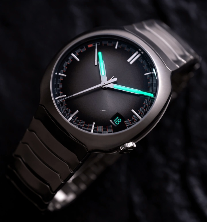 H. Moser & Cie,Streamliner 42.30mm,42.30mm,Stainless Steel,Black,Handwound,Perpetual Calendar,Month,Day,Power Reserve Indicator,168hours,In-house Caliber,6812,6812-1200