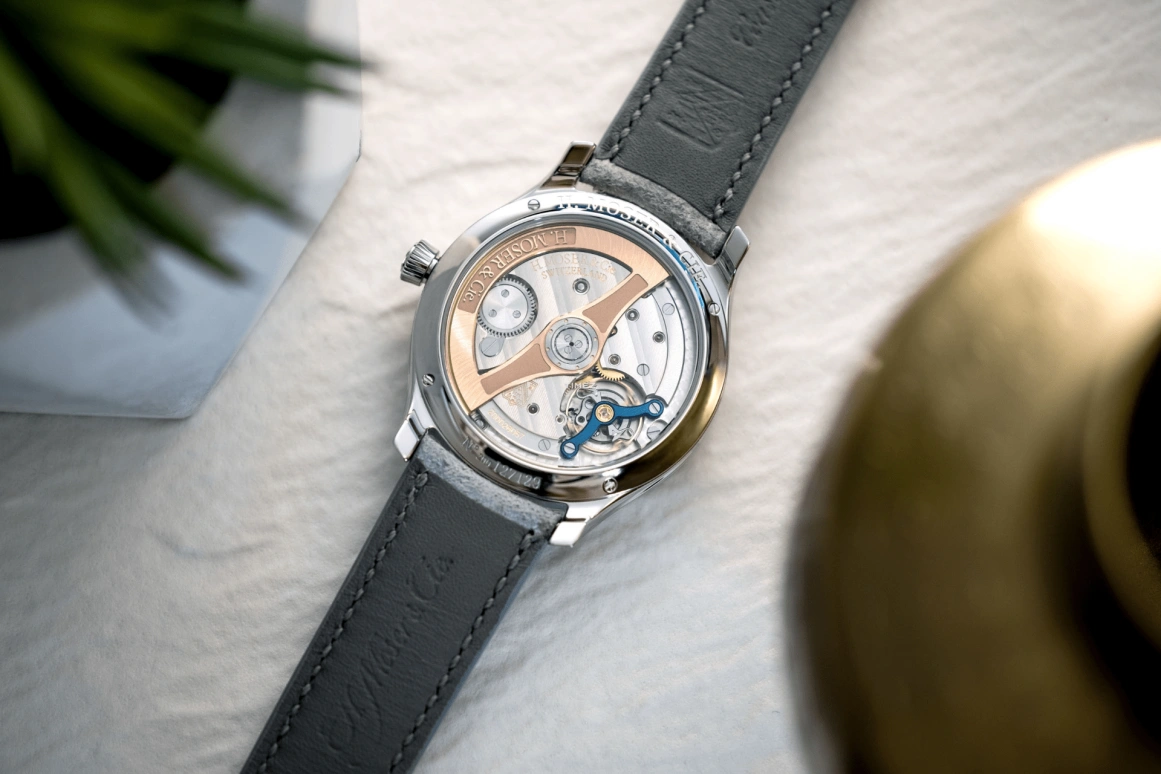 H. Moser & Cie,Endeavour 40mm,40mm,Stainless Steel,Dark Green,Green,Automatic,72hours,In-house Caliber,1200,1200-1233