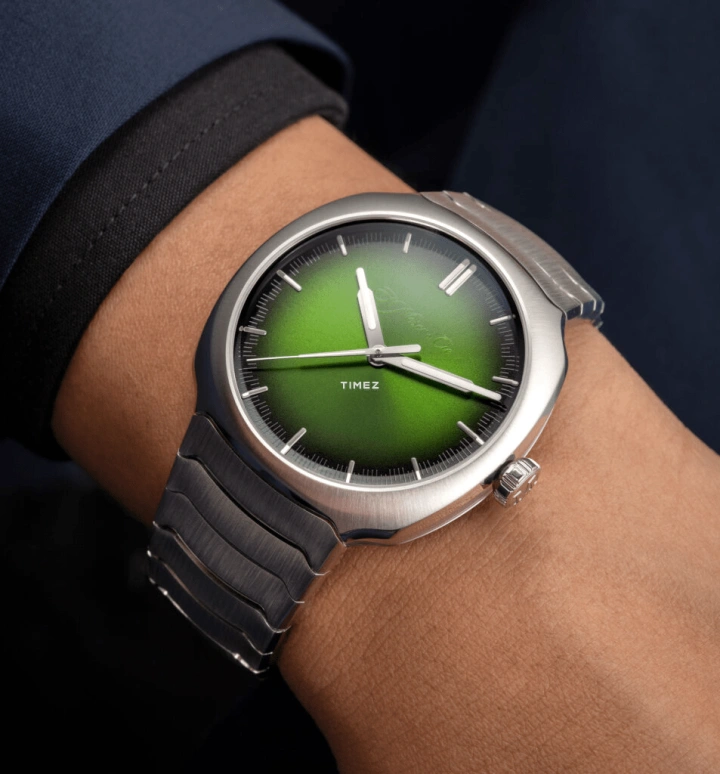 H. Moser & Cie,Streamliner 40mm,40mm,Stainless Steel,Green,Automatic,72hours,In-house Caliber,6201,6201-1200
