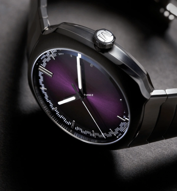 H. Moser & Cie,Streamliner 40mm,40mm,Stainless Steel,Purple,Automatic,72hours,In-house Caliber,6201,6201-1201