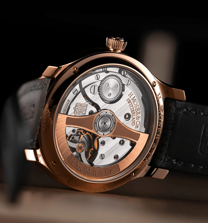 H. Moser & Cie,Endeavour 40mm,40mm,Red Gold,Black,Automatic,72hours,In-house Caliber,1200,1200-0412