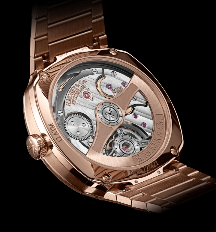 H. Moser & Cie,Streamliner 40mm,40mm,Red Gold,Black,Automatic,Tourbillon,72hours,6804,6804-0400