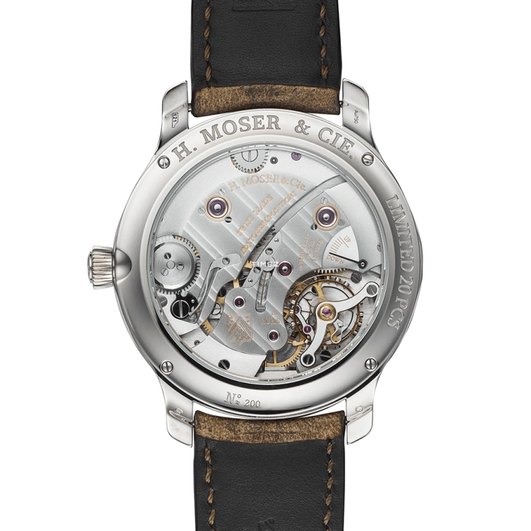 H. Moser & Cie,Endeavour 40.80mm,40.80mm,White Gold,Green,Handwound,168hours,In-house Caliber,1343,1343-0211
