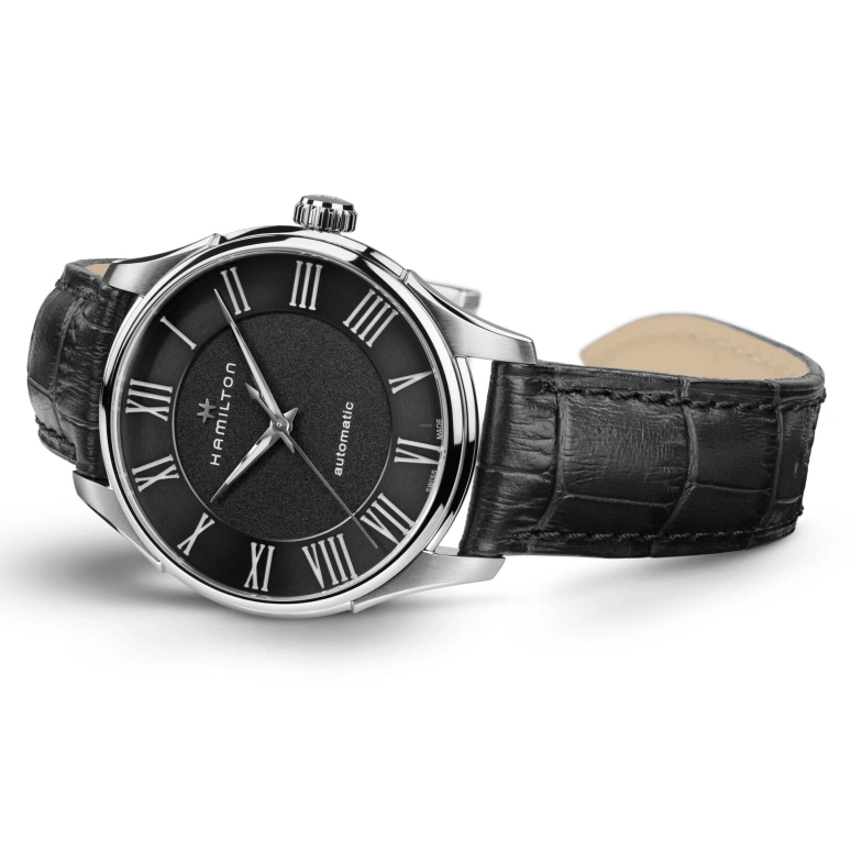 Hamilton,Jazzmaster 40mm,40mm,Stainless Steel,Black,Automatic,80hours,In-house Caliber,H42535730