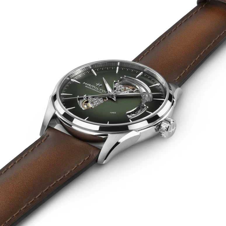 Hamilton,Jazzmaster 42mm,42mm,Stainless Steel,Khaki Green,Automatic,80hours,In-house Caliber,H32705560