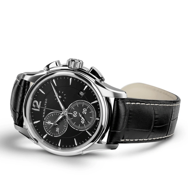 Hamilton,Jazzmaster 42mm,42mm,Stainless Steel,Black,Sapphire,Crystal Glass,Closed,H32612731