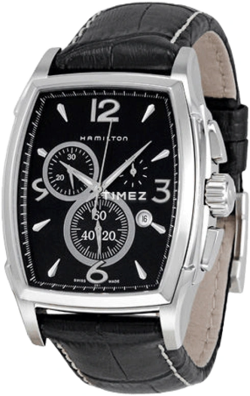 Hamilton,Jazzmaster ,Stainless Steel,Black,Sapphire,Crystal Glass,Open,H36412735
