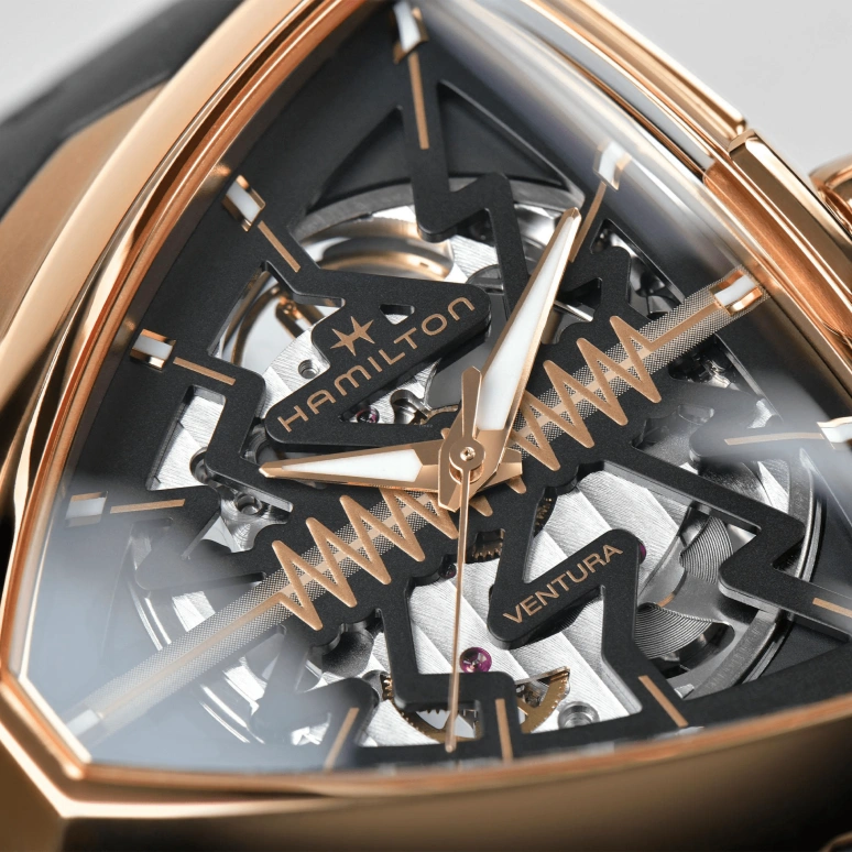 Hamilton,Ventura 42.50x44.60mm,42.50x44.60mm,Stainless Steel,Black,Automatic,80hours,In-house Caliber,H24525331
