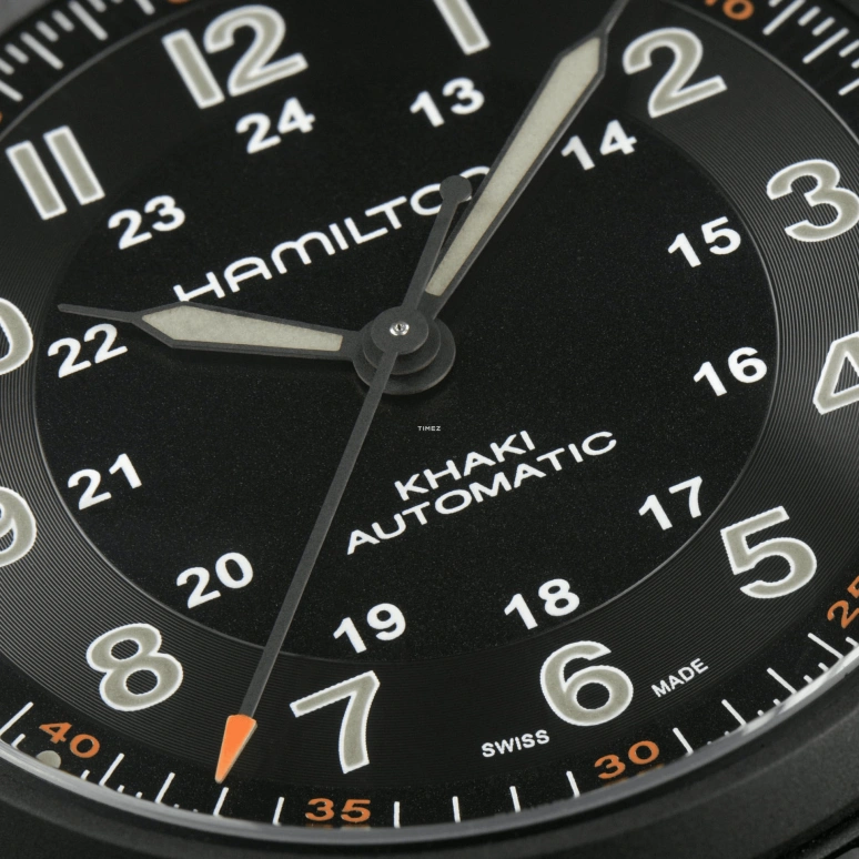 Hamilton,Khaki Field 42mm,42mm,Titanium,Black,Automatic,Sapphire,Crystal Glass,Round,H70665130