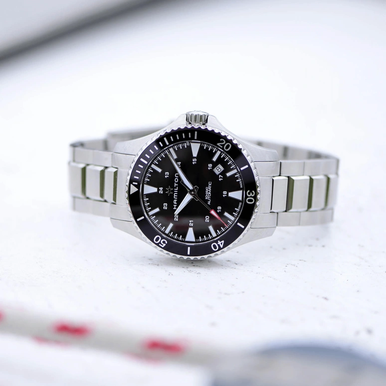 Hamilton,Khaki Navy 40mm,40mm,Stainless Steel,Black,Automatic,80hours,In-house Caliber,H82335131