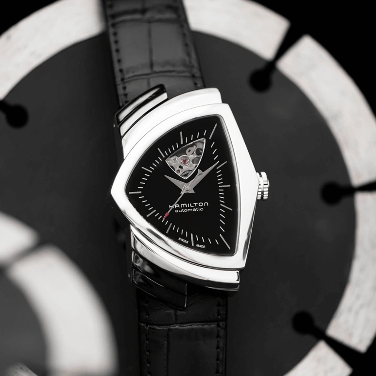 Hamilton,Ventura 34.70mm,34.70mm,Stainless Steel,Black,Automatic,80hours,In-house Caliber,H24515732
