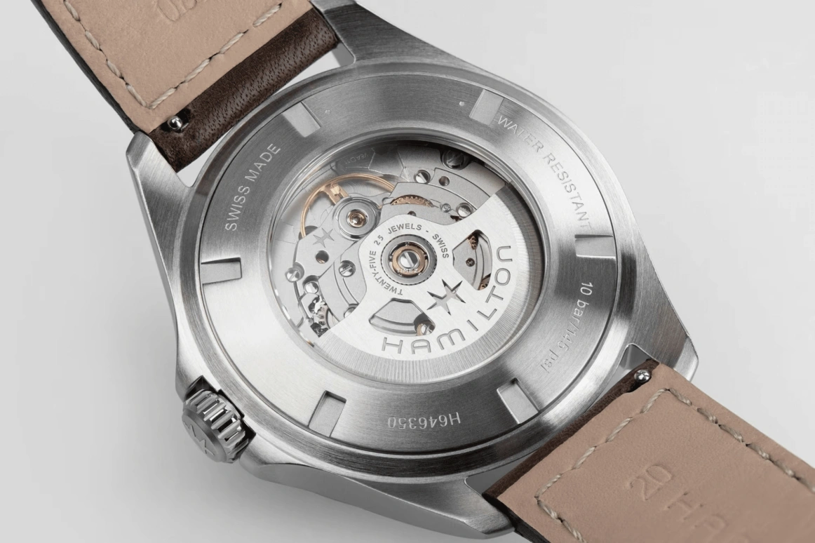 Hamilton,Khaki Aviation 42mm,42mm,Stainless Steel,Green,Automatic,Date,Day,H64635560