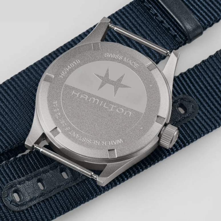 Hamilton,Khaki Field 38mm,38mm,Stainless Steel,Blue,Quartz,Sapphire,Crystal Glass,Round,H69401940