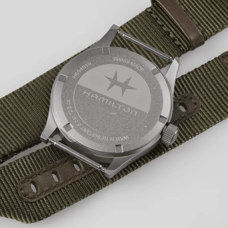 Hamilton,Khaki Field 38mm,38mm,Stainless Steel,Black,Quartz,Sapphire,Crystal Glass,Round,H69401930