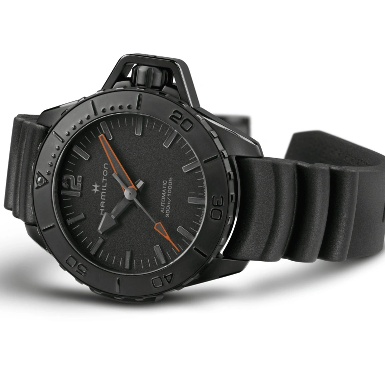 Hamilton,Khaki Navy 46mm,46mm,Stainless Steel,White,Automatic,80hours,In-house Caliber,H77845330