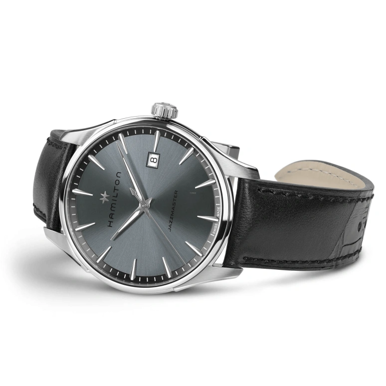 Hamilton,Jazzmaster 40mm,40mm,Stainless Steel,Blue,Quartz,Day,26280hours,H32451742