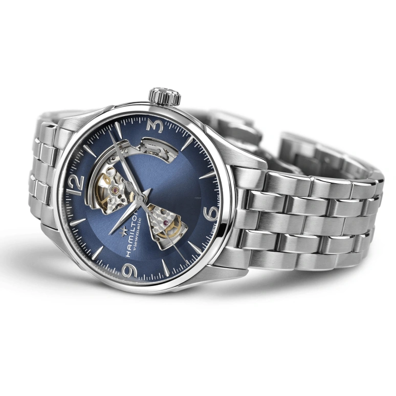 Hamilton,Jazzmaster 42mm,42mm,Stainless Steel,Blue,Automatic,80hours,In-house Caliber,H32705141