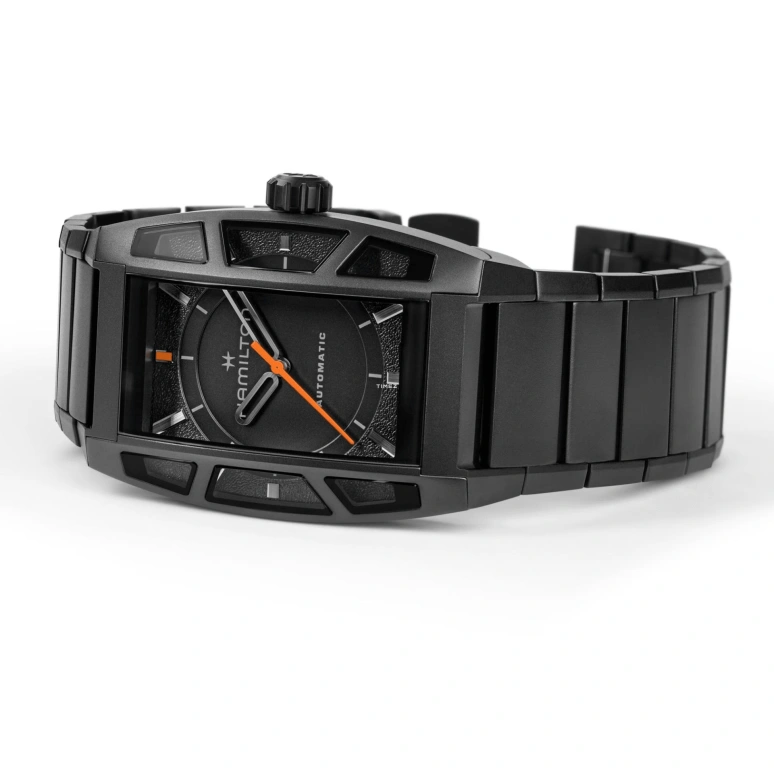 Hamilton,American Classic 36x48mm,36x48mm,Titanium,Black,Automatic,80hours,In-house Caliber,H13605130