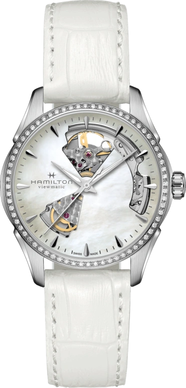 Hamilton,Jazzmaster 36mm,36mm,Stainless Steel,White,Automatic,80hours,In-house Caliber,H32205890