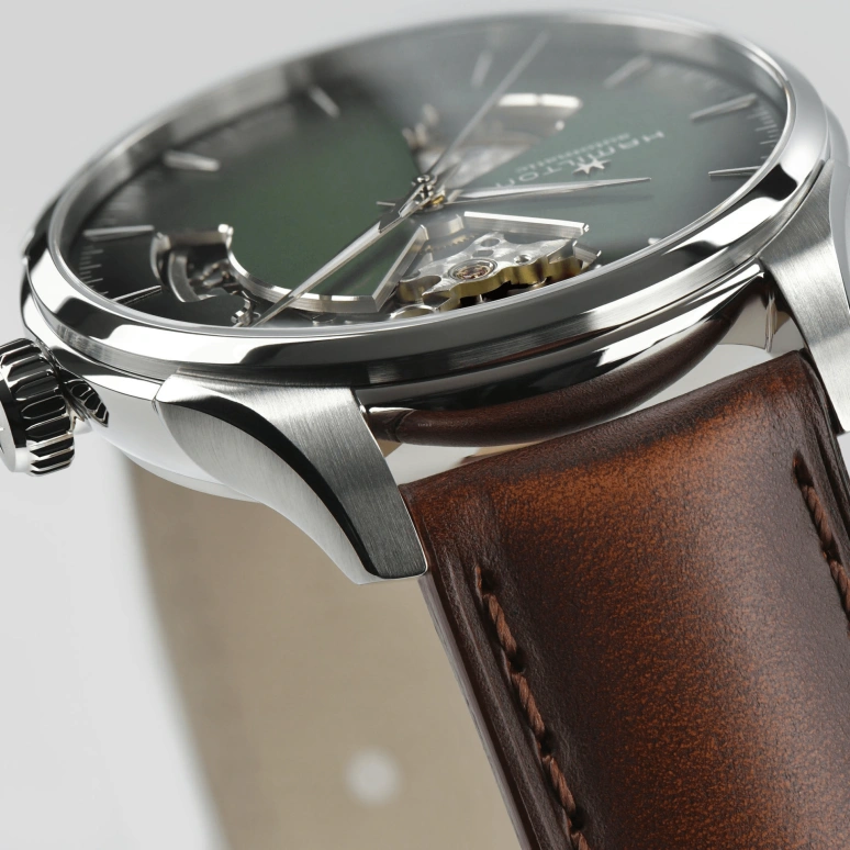 Hamilton,Jazzmaster 40mm,40mm,Stainless Steel,Green,Automatic,80hours,In-house Caliber,H32675560