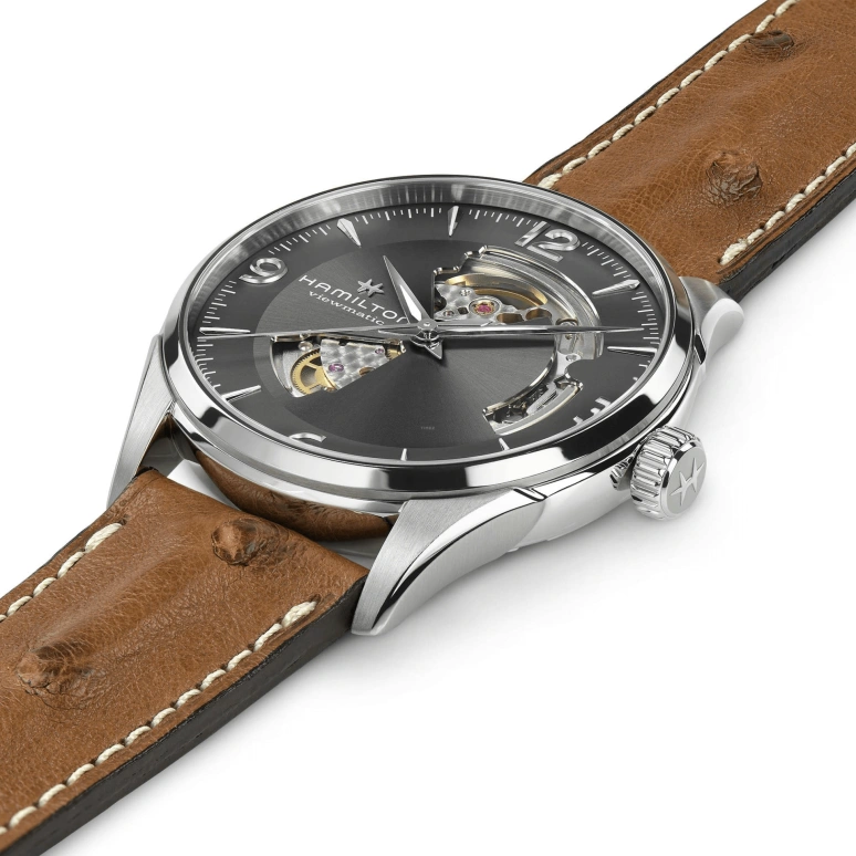 Hamilton,Jazzmaster 42mm,42mm,Stainless Steel,Grey,Automatic,80hours,In-house Caliber,H32705581