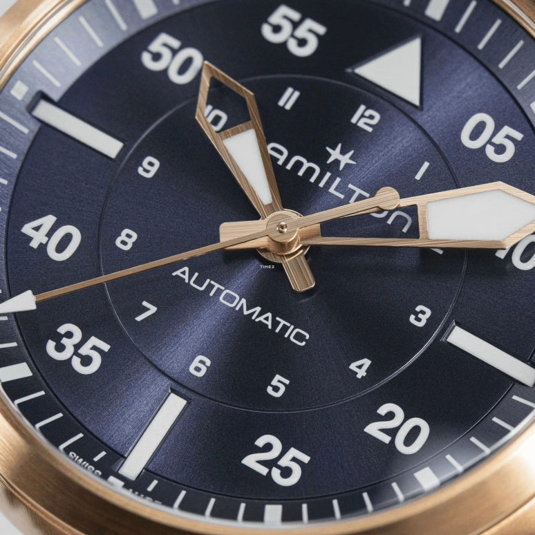Hamilton,Khaki Aviation 36mm,36mm,Stainless Steel,Black,Automatic,Sapphire,Glass,Round,H76245840