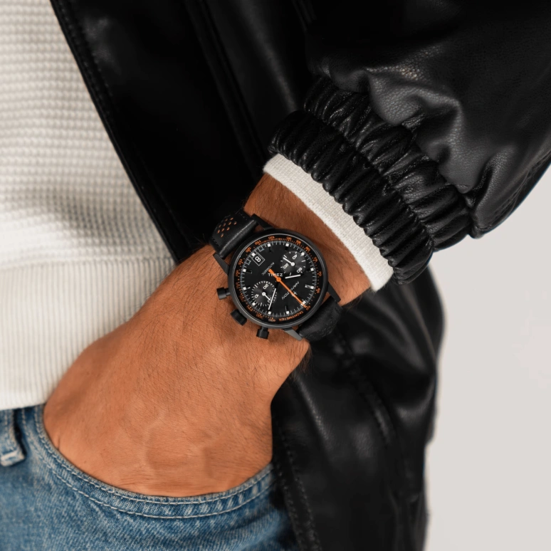 Hamilton,American Classic 40mm,40mm,Stainless Steel,Black,Automatic,Chronograph,Day,H38446732