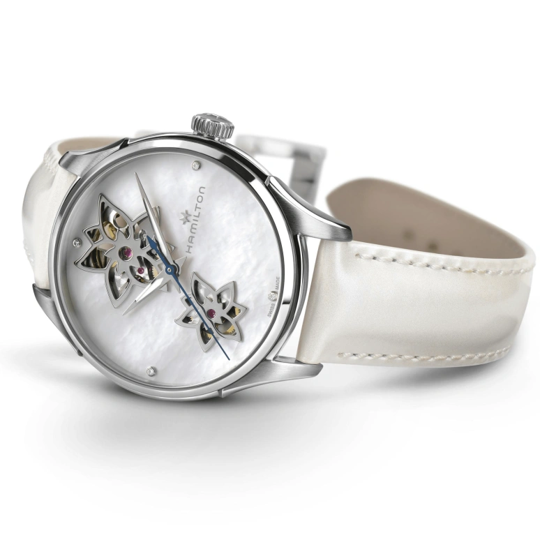 Hamilton,Jazzmaster 34mm,34mm,Stainless Steel,White,Automatic,80hours,In-house Caliber,H32115892