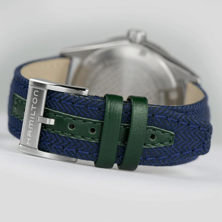 Hamilton,Broadway 40mm,40mm,Stainless Steel,Blue,Quartz,Date,Day,H43311941
