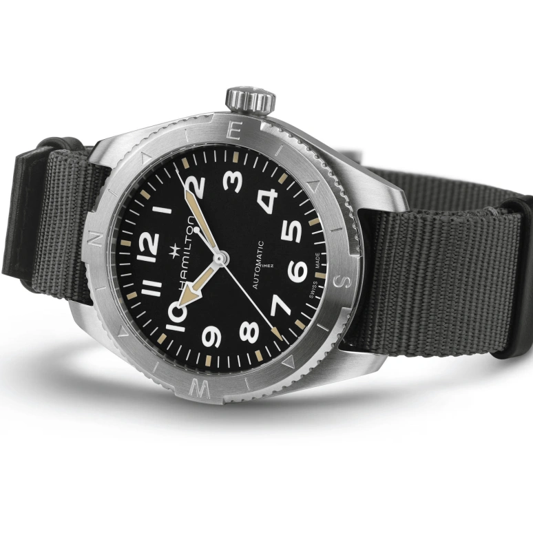 Hamilton,Khaki Field 41mm,41mm,Stainless Steel,Black,Automatic,80hours,In-house Caliber,H70315930