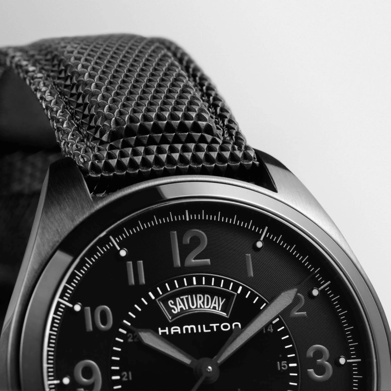 Hamilton,Khaki Field 42mm,42mm,Stainless Steel,Black,Automatic,Chronograph,Date,Day,H70695735